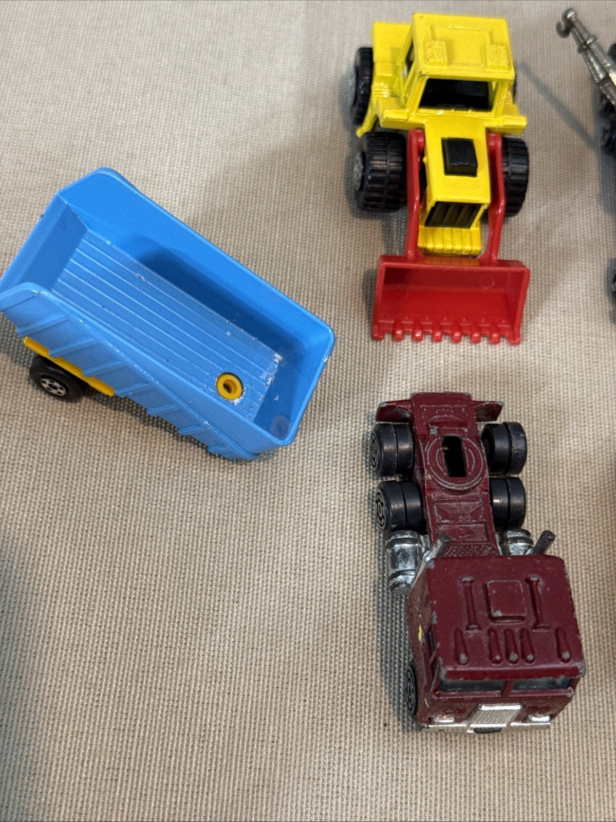 Vintage Matchbox Lesney Superfast Construction Lot Rod Roller Tractor Forklift⁠