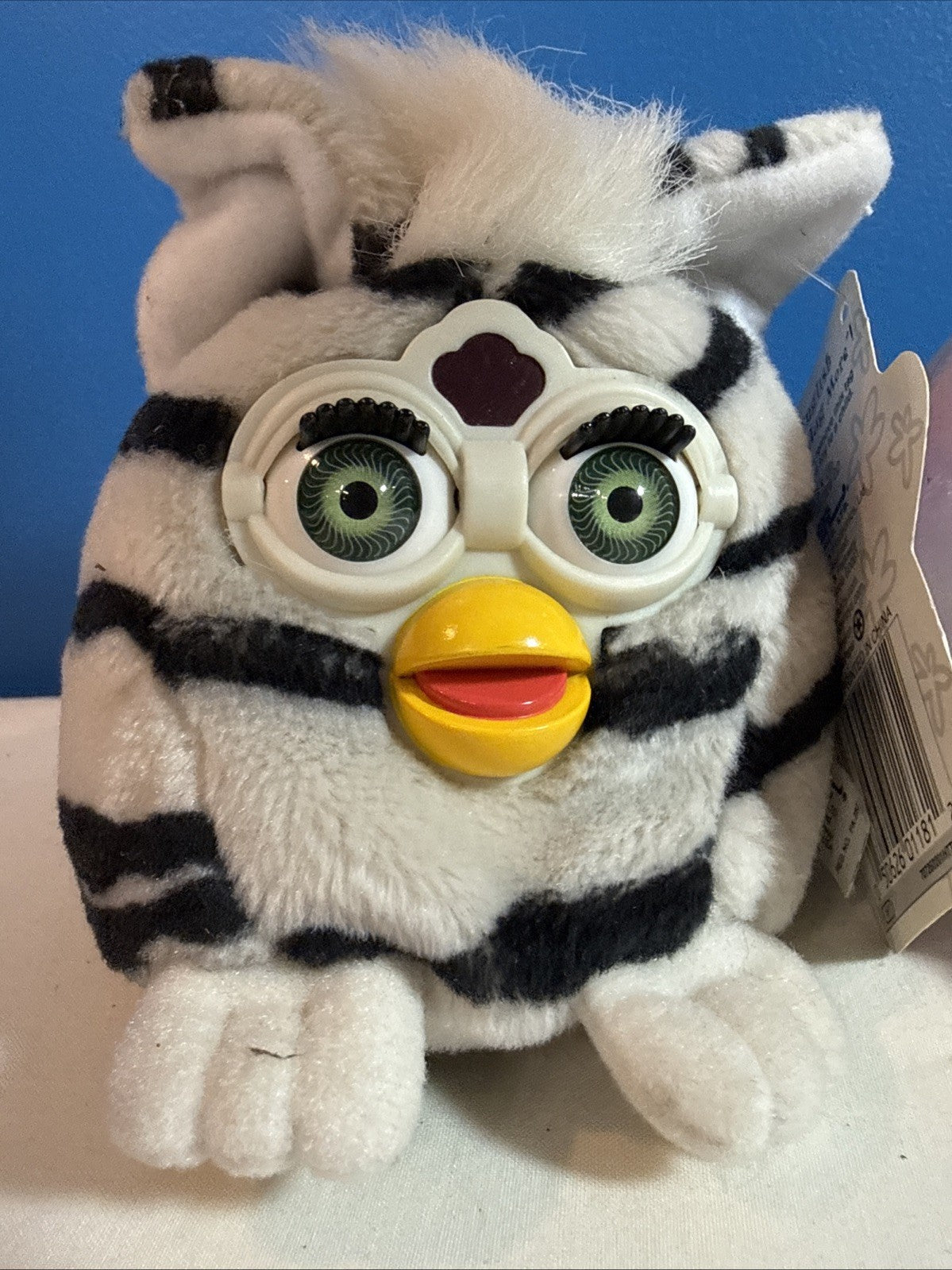 Vintage 1990s Tiger Furby Lot of 5 Peach Clown Snowball Zebra Sleepy Time