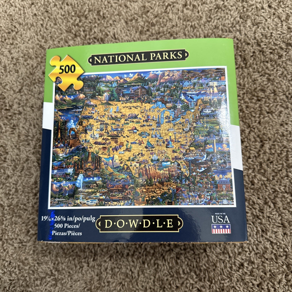 Dowdle Puzzle Lot 2 National Parks Sydney Opera House 500 Piece Complete Jigsaw