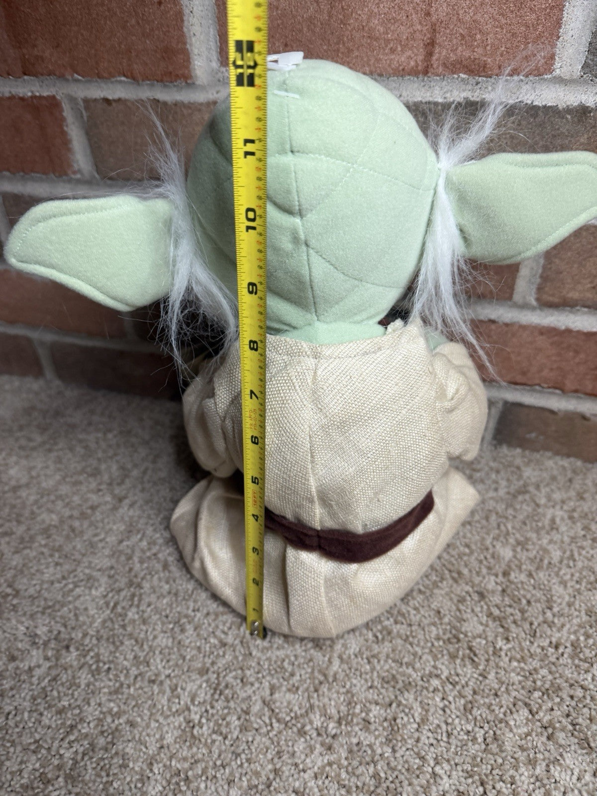 Vintage 1998 Star Wars Yoda Plush Lot 2 Jay Franco Pillow Buddy Applause Tagged