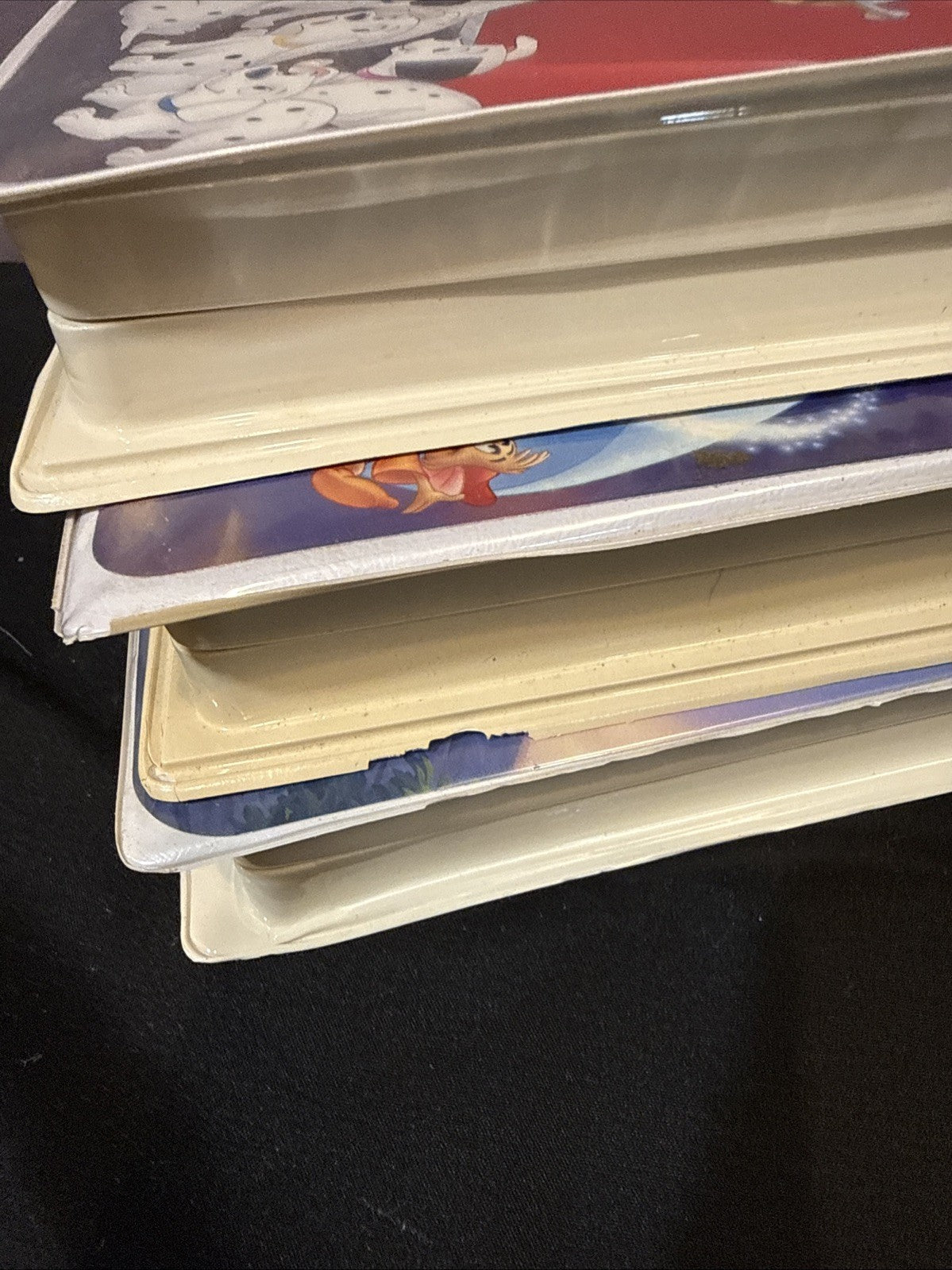 Lot Of 3 Disney VHS 101 Dalmatians Cinderella Loin King