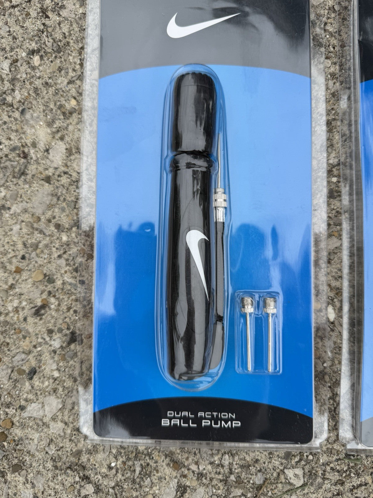 Nike Dual Action Ball Pump Lot 3 Needle Soccer Basketball Football New Sealed