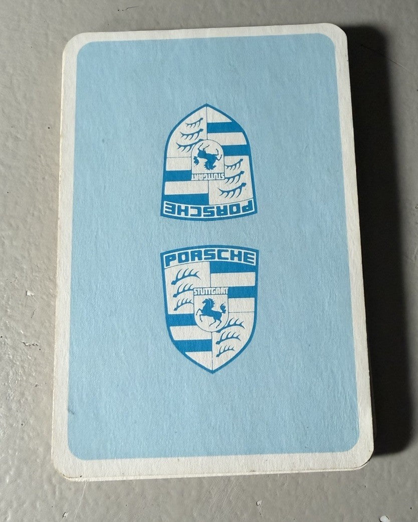 Vintage FX Schmid Porsche Quartett Card Game # 52820 Complete Auto Cards Germany