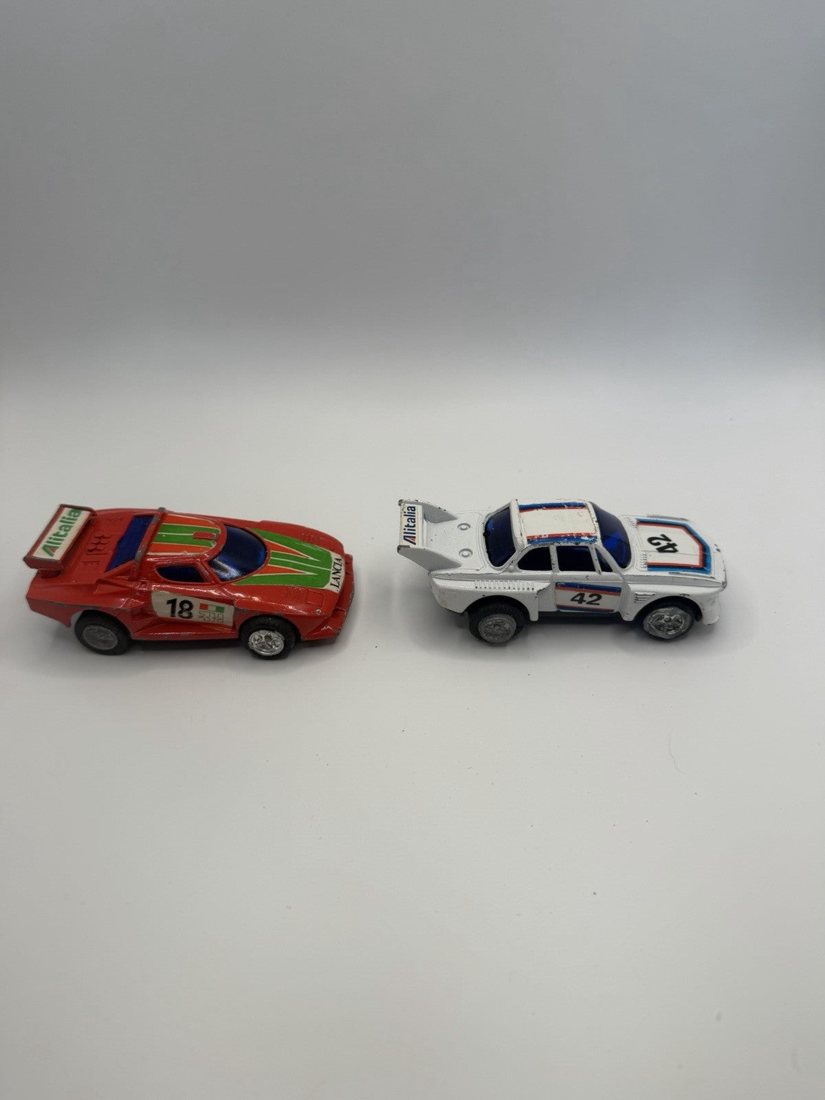 Vintage Diecast Toy Cars Lot 5 Tootsietoy Zee Lancia Stratos BMW 3.5 CSL Metal