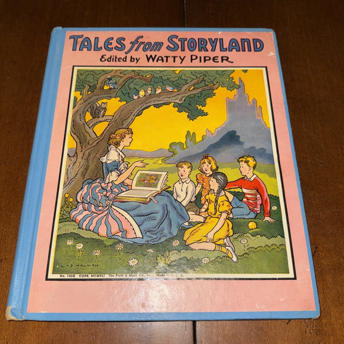 Vintage Watty Piper Tales From Storyland 1941 HC Illustrated Platt & Munk