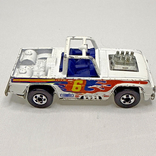 Vintage Hot Wheels Baja Bruiser White Blackwall Champion 4x4 Truck Mattel 1982