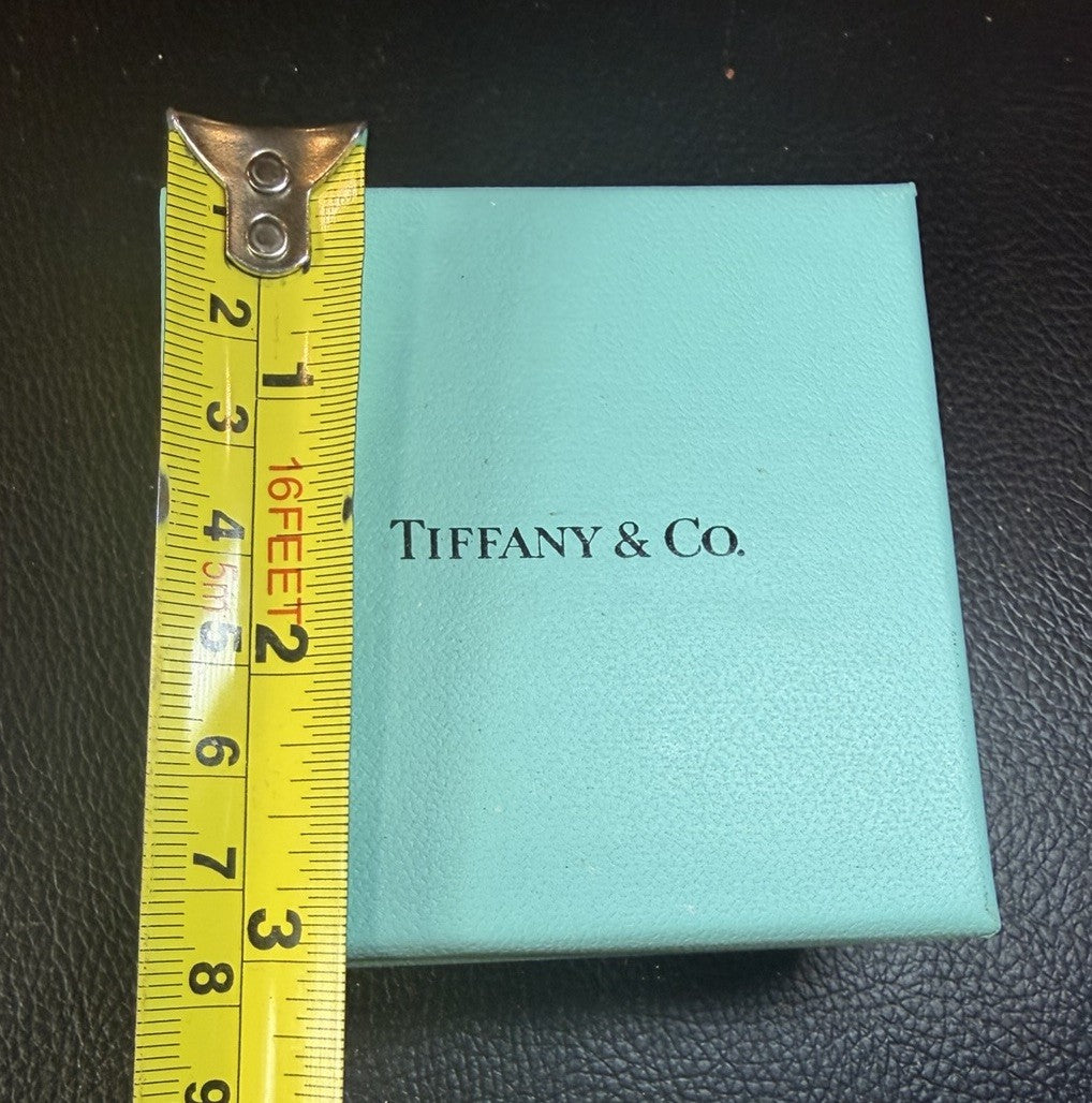 Authentic Tiffany & Co Blue Gift Box Empty With Insert Care Card Box Only 3"