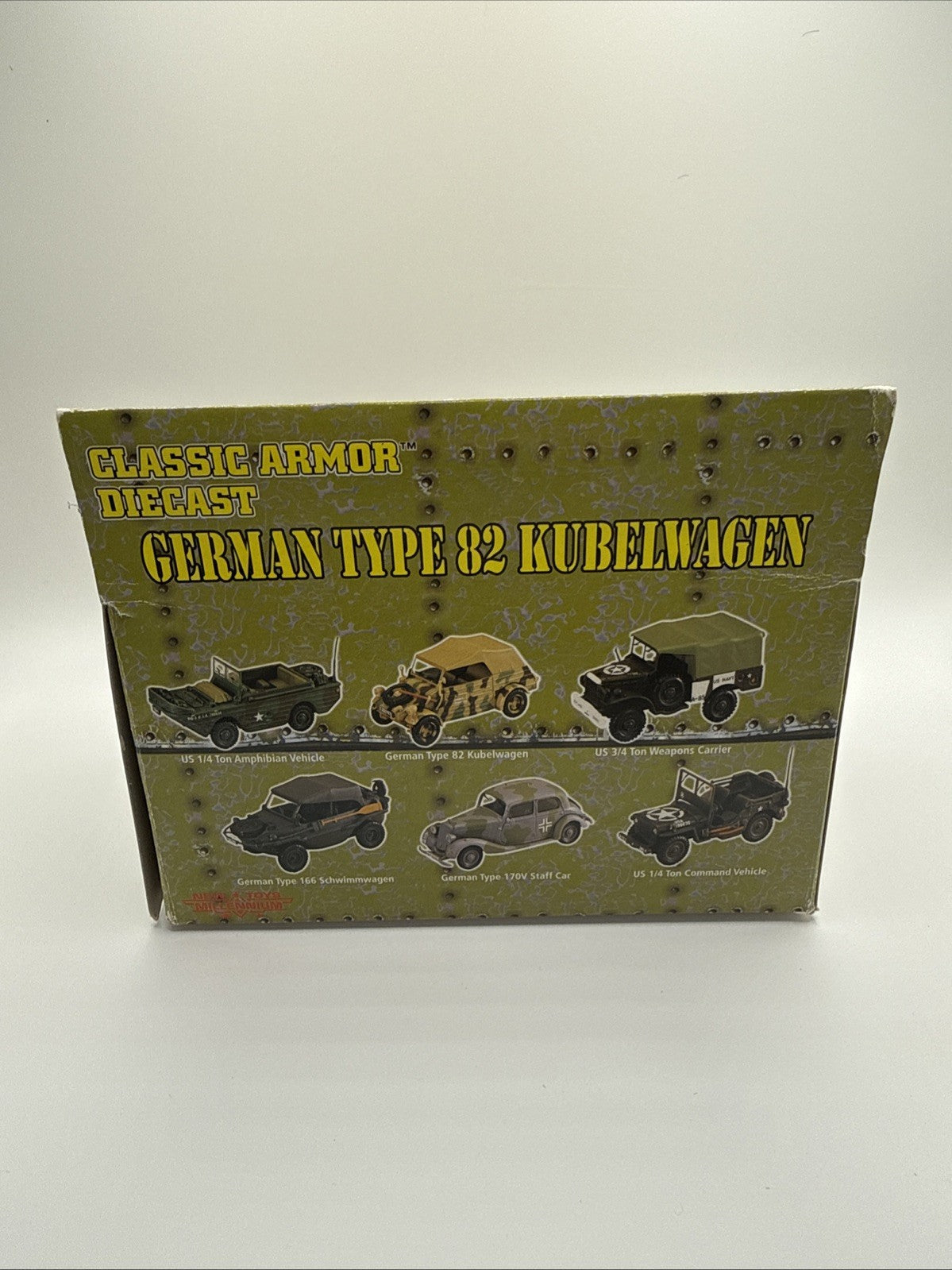 German Type 82 Kubelwagen Classic Armor Diecast Millennium Toys 2005