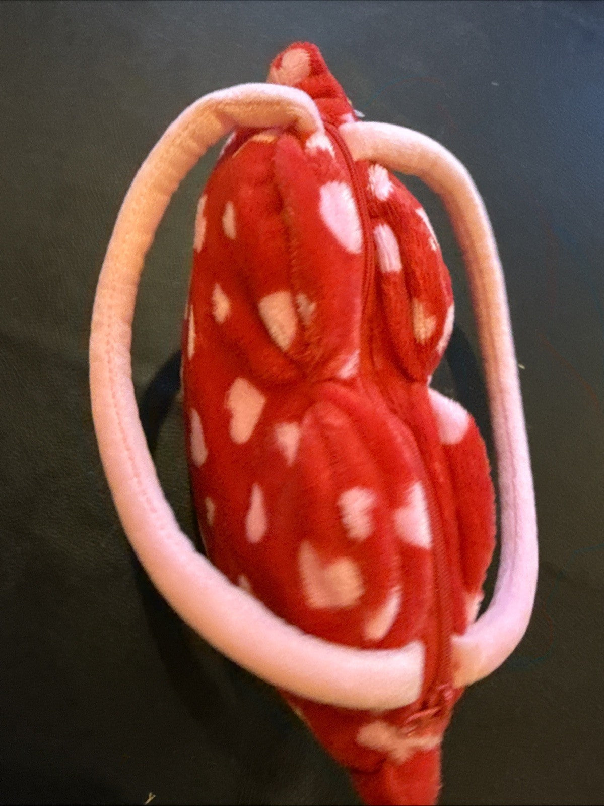 Ty Pinkys Smooches Purse Red Pink Hearts Plush NWT