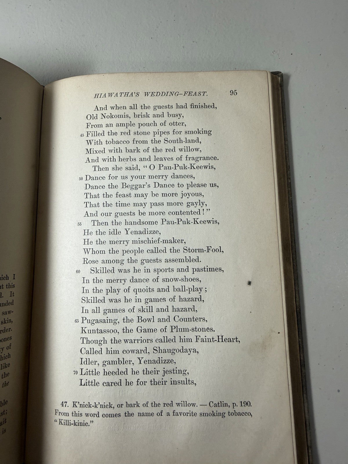 Antique Riverside Literature Series Longfellow The Song of Hiawatha Houghton