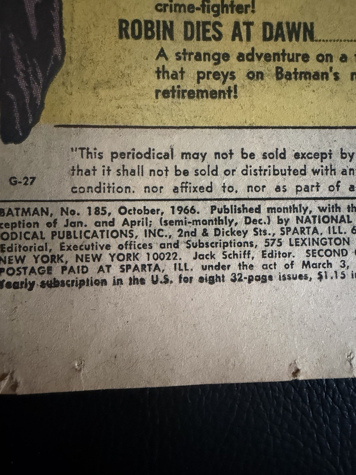 Vintage DC Comics Batman Magazines Cards Comics Detective Silver Bronze Age