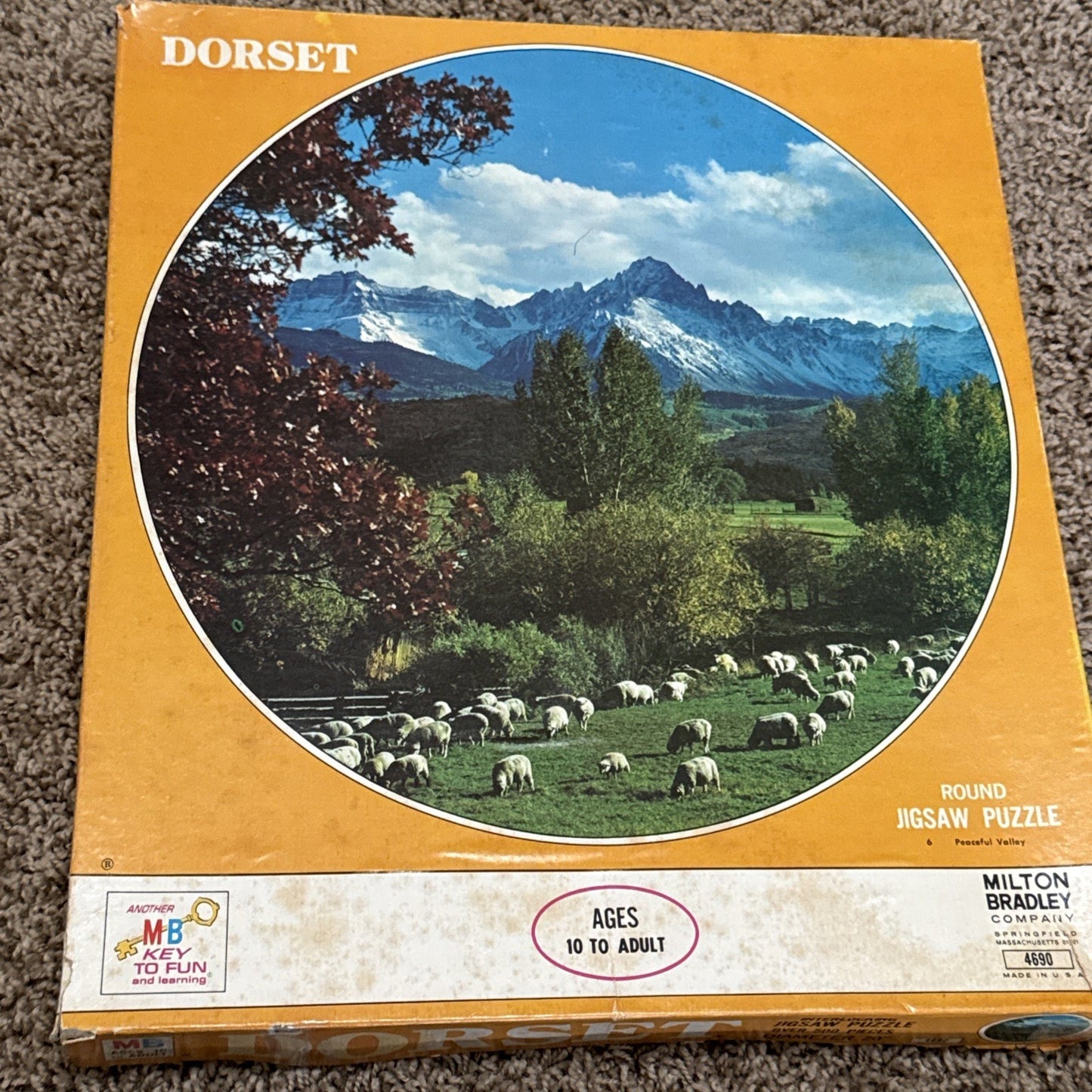 Lot Of 4 Vintage Puzzles  Dorset Peasants Feast Lobster Boats Mona Leisure