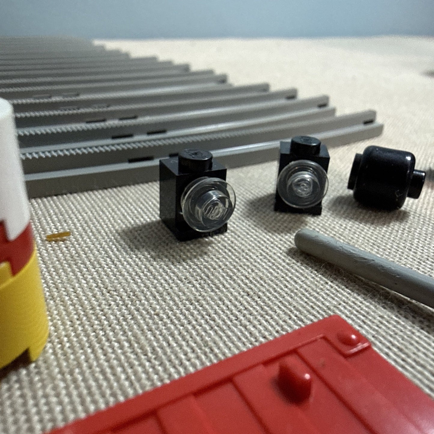 Vintage LEGO Train Track Lot 72 Pieces 4.5V Crossing Straight Curve Connectors