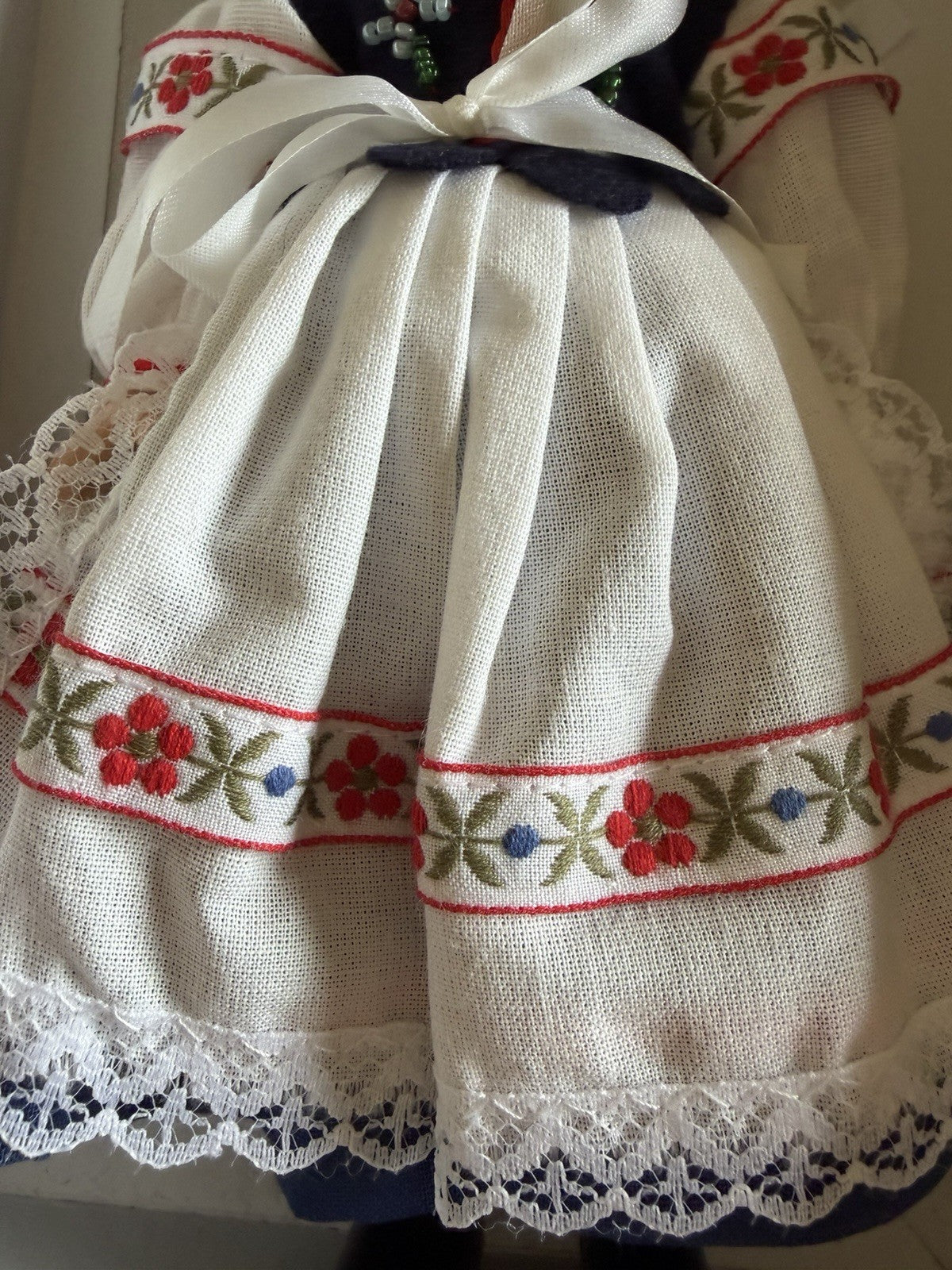 Vintage Kasia Poland Folk Art Doll Rzeszow Traditional Costume Boxed 8.5"
