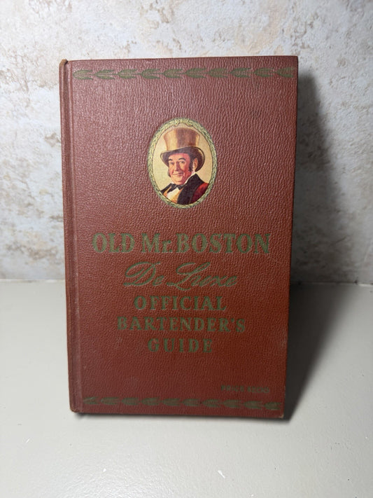 Old Mr Boston De Luxe Official Bartenders Guide 1959 Vintage Hardcover Book