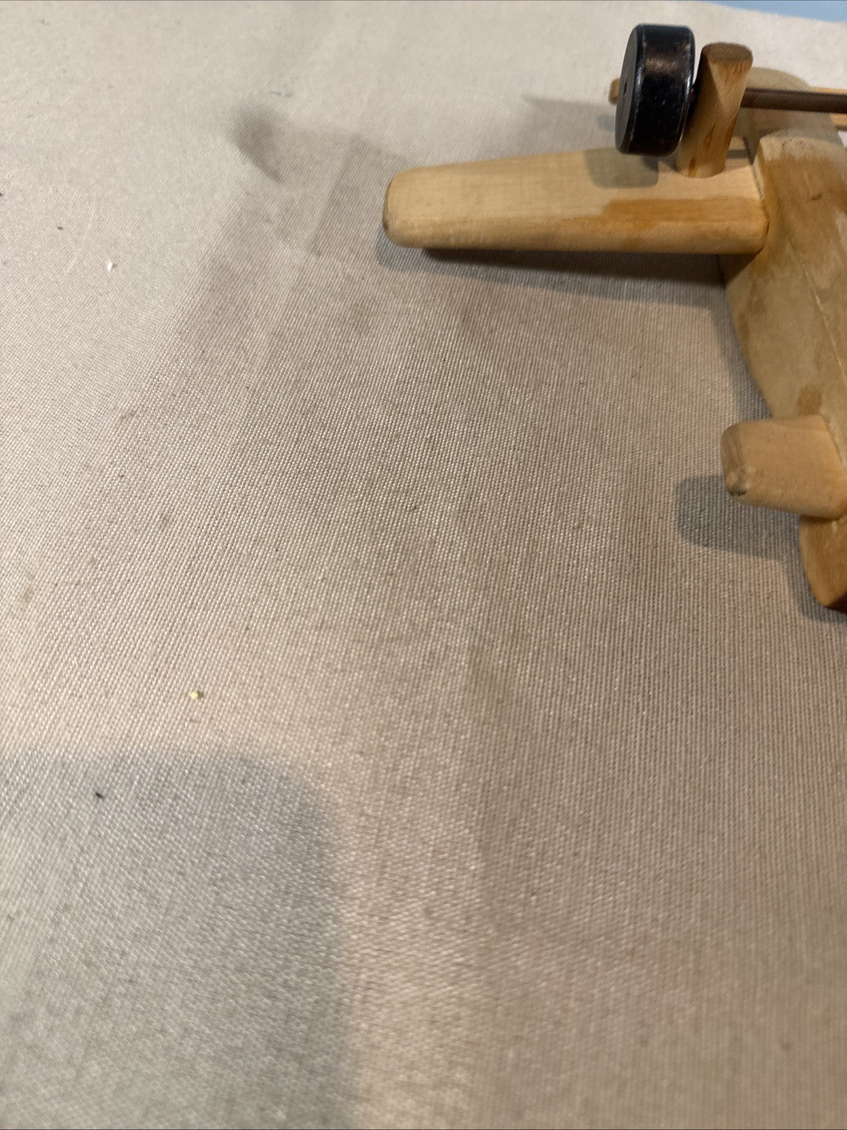 Vintage Creative Playthings Wooden Airplane Finland Wood Toy Plane