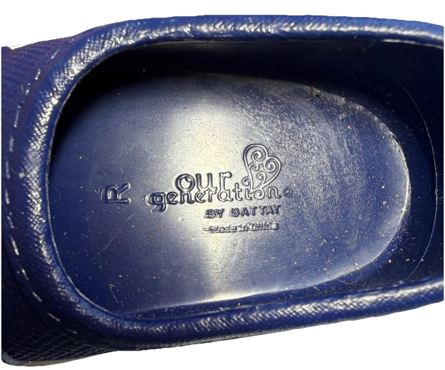 OG Our Generation Battat Dark Blue Slip On Shoes sneakers (fits American Girl)