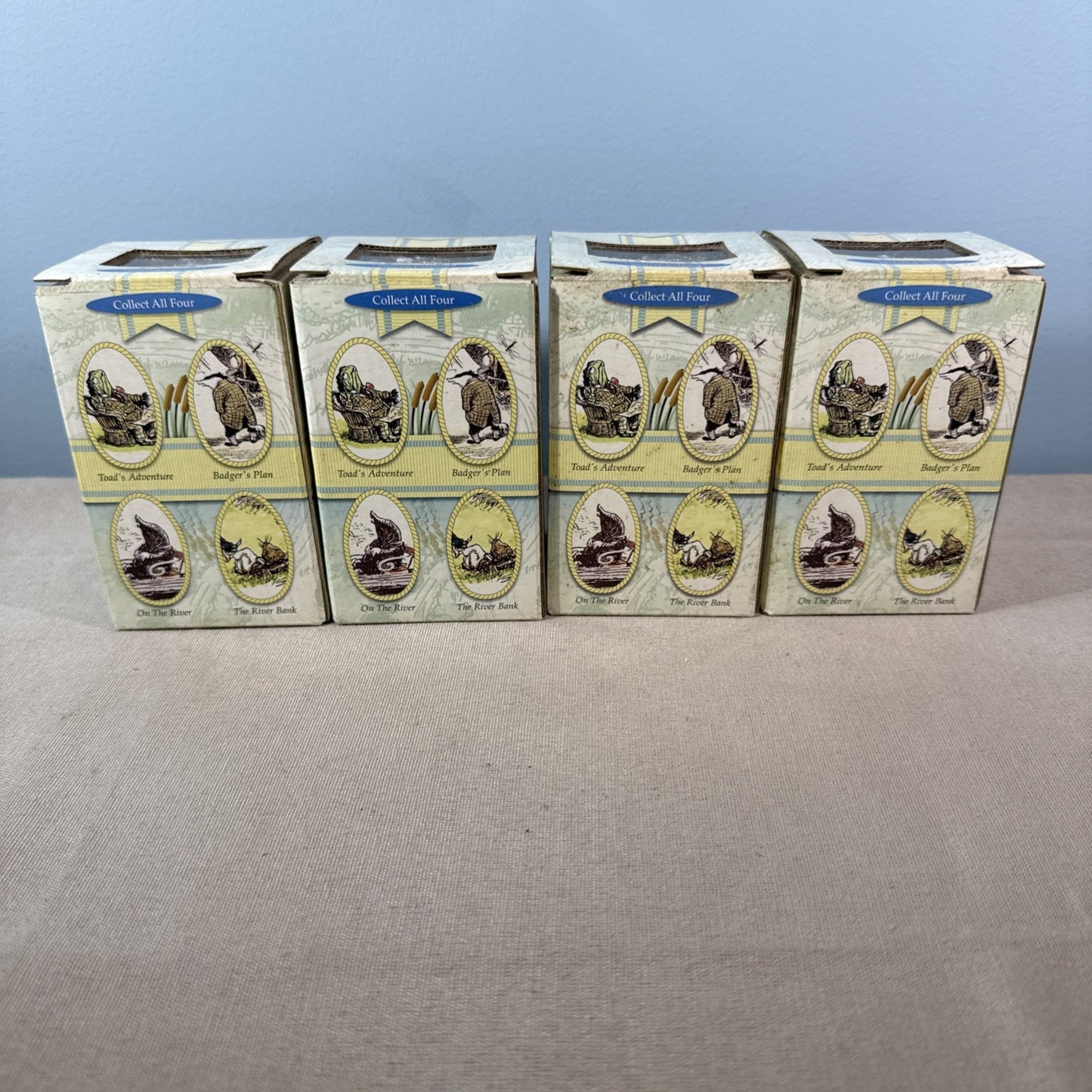 Wind in the Willows Figurine Complete Set 4 Limited Edition New in Box NIB