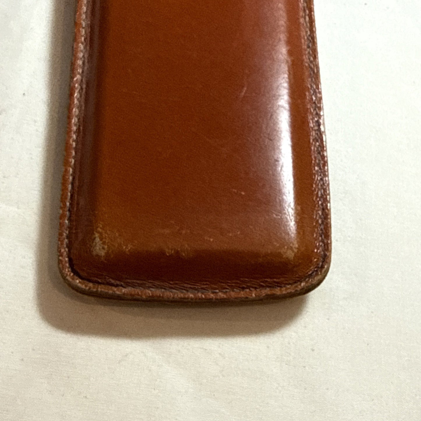Vintage Pickett 12 Inch Metal Slide Rule Eye Saver Yellow Embossed Leather Case