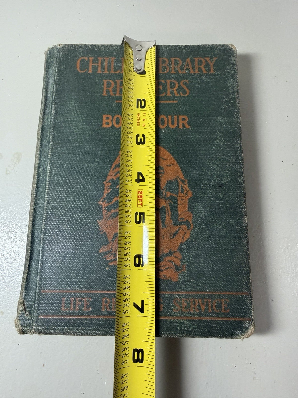 1924 Child Library Readers Book Four William H Elson Antique Illustrated School