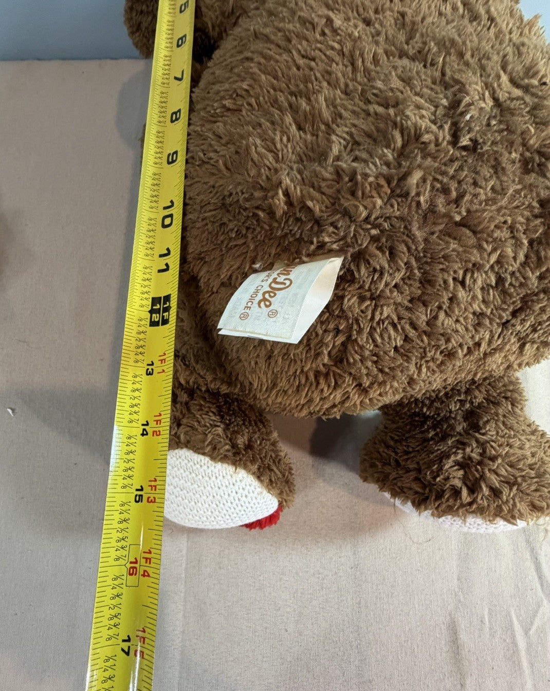 Dan Dee Collectors Choice Valentine Teddy Bear Plush Stuffed Animal XO Hearts