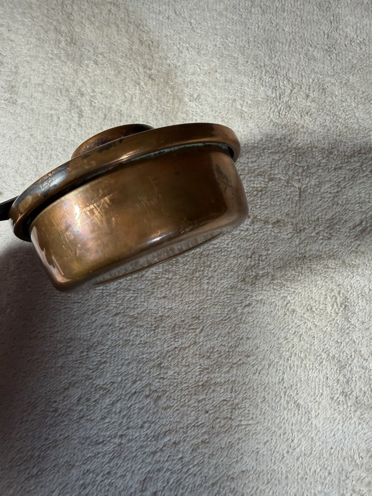 Vintage Copper Fondue Burner Chafing Dish Pot Replacement Heating Base