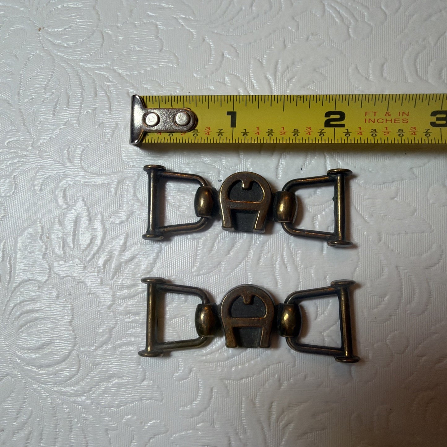 Vintage Etienne Aigner Replacement Hardware Logo Buckles Keyring Repair 13 items
