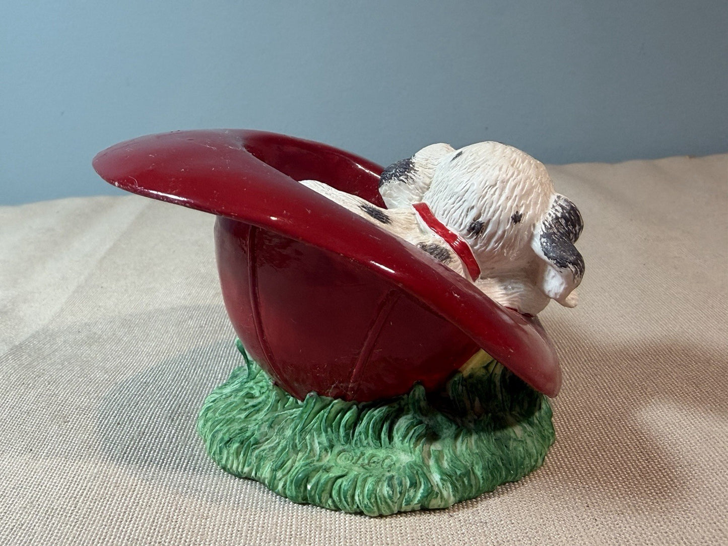 Vintage Dalmatian Puppy Figurine Kelsey Collection Resin Dog Statue