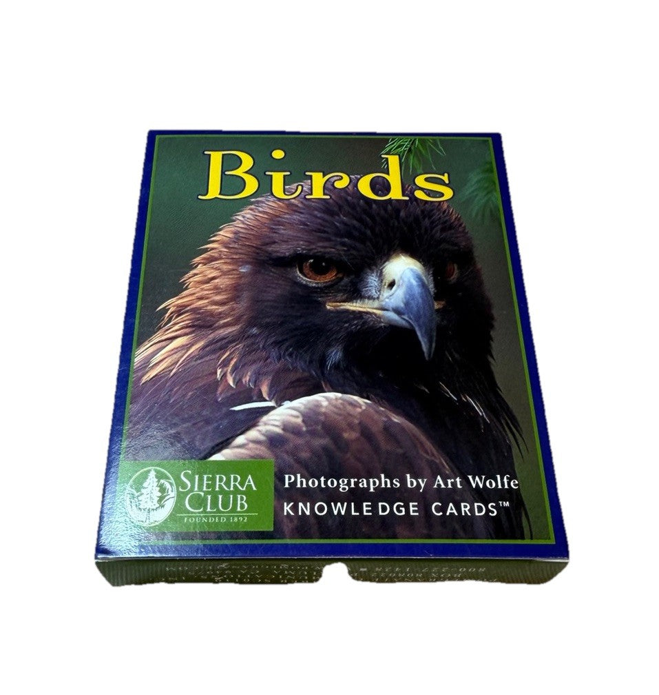 Sierra Club Birds Knowledge Cards Deck Educational Nature Cards