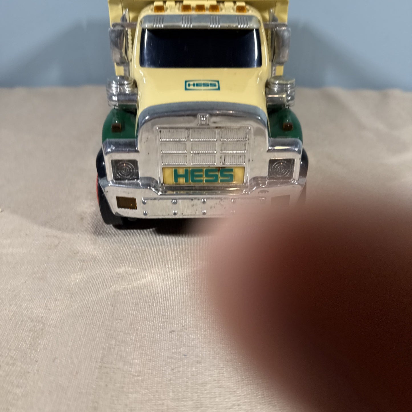 2008 Hess Truck Front Loader Lights Works Rolling Construction Vehicle