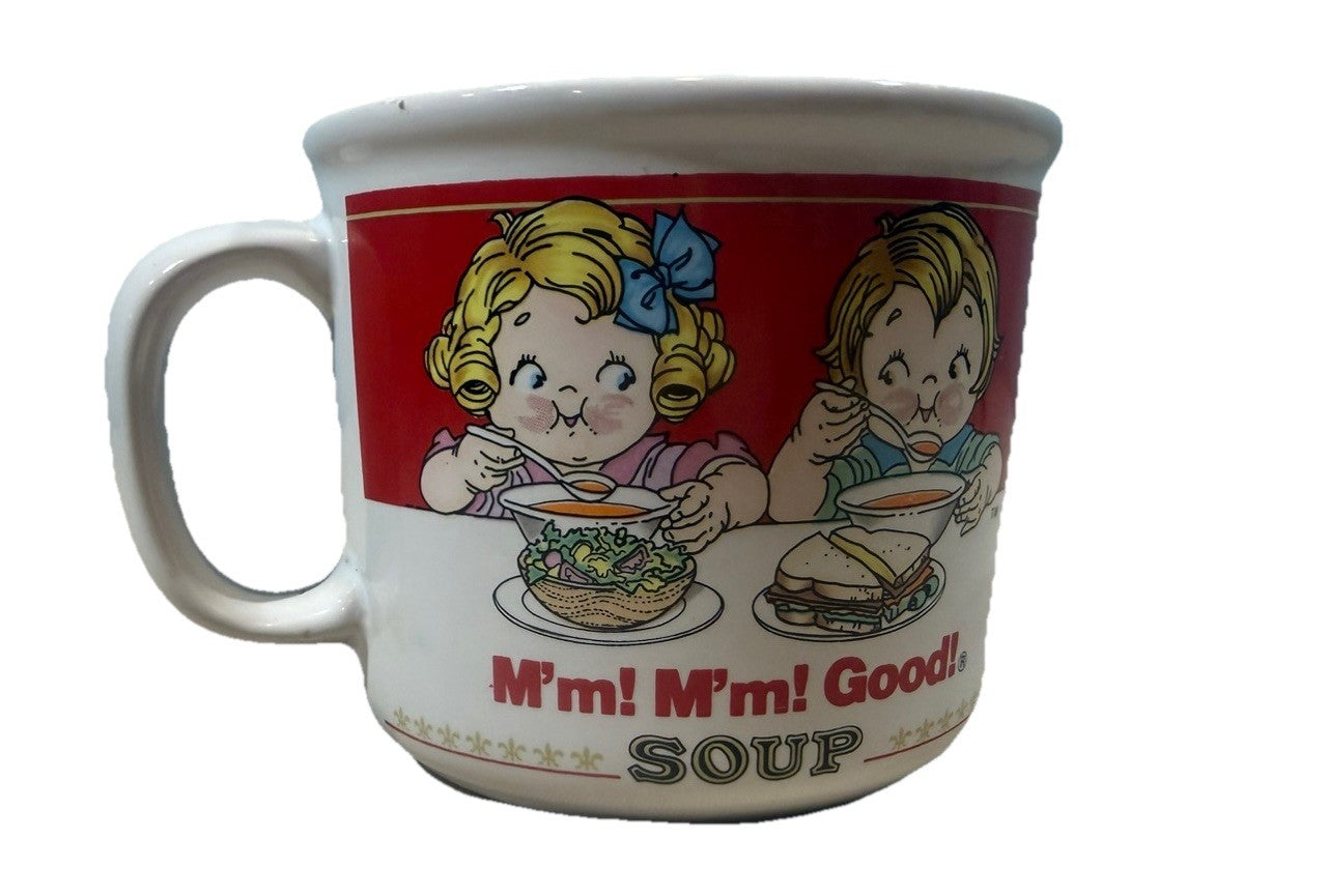 Vintage Campbell Soup Kids Mug 1991 Westwood Ceramic Cup M'm Good