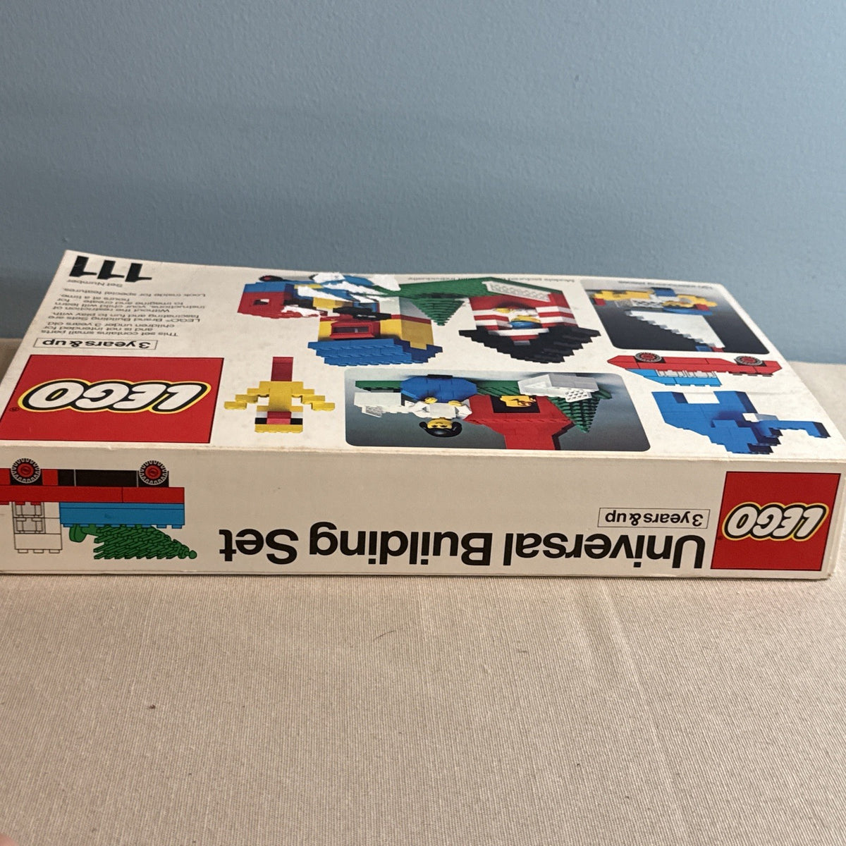 Vintage 1976 LEGO Universal Building Set 111 Original Box Tray Incomplete 45 Pc
