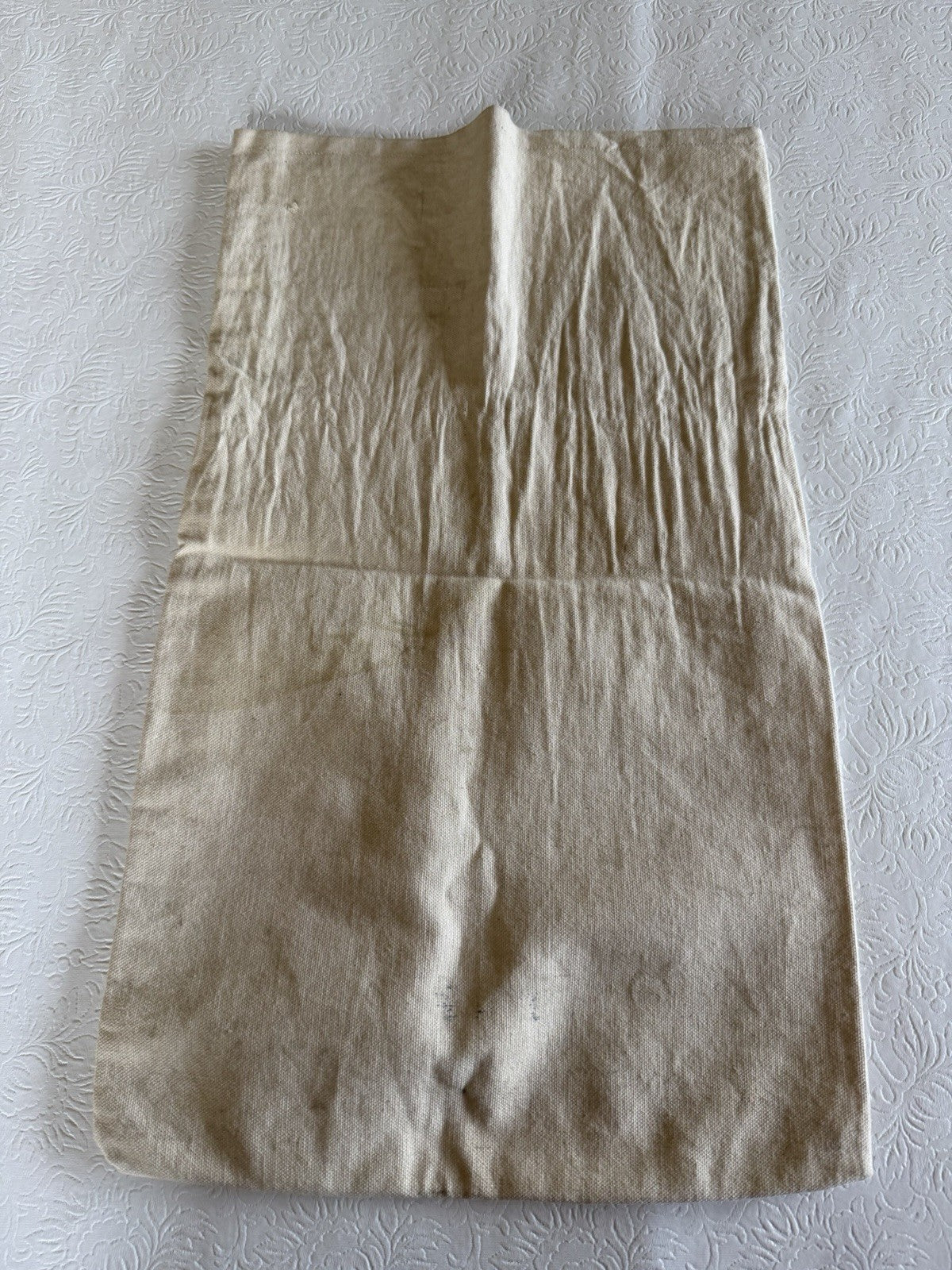 Vintage US Mint Canvas Coin Bags Lot 2 1000 Dimes 50 Cents Money Sacks Treasury