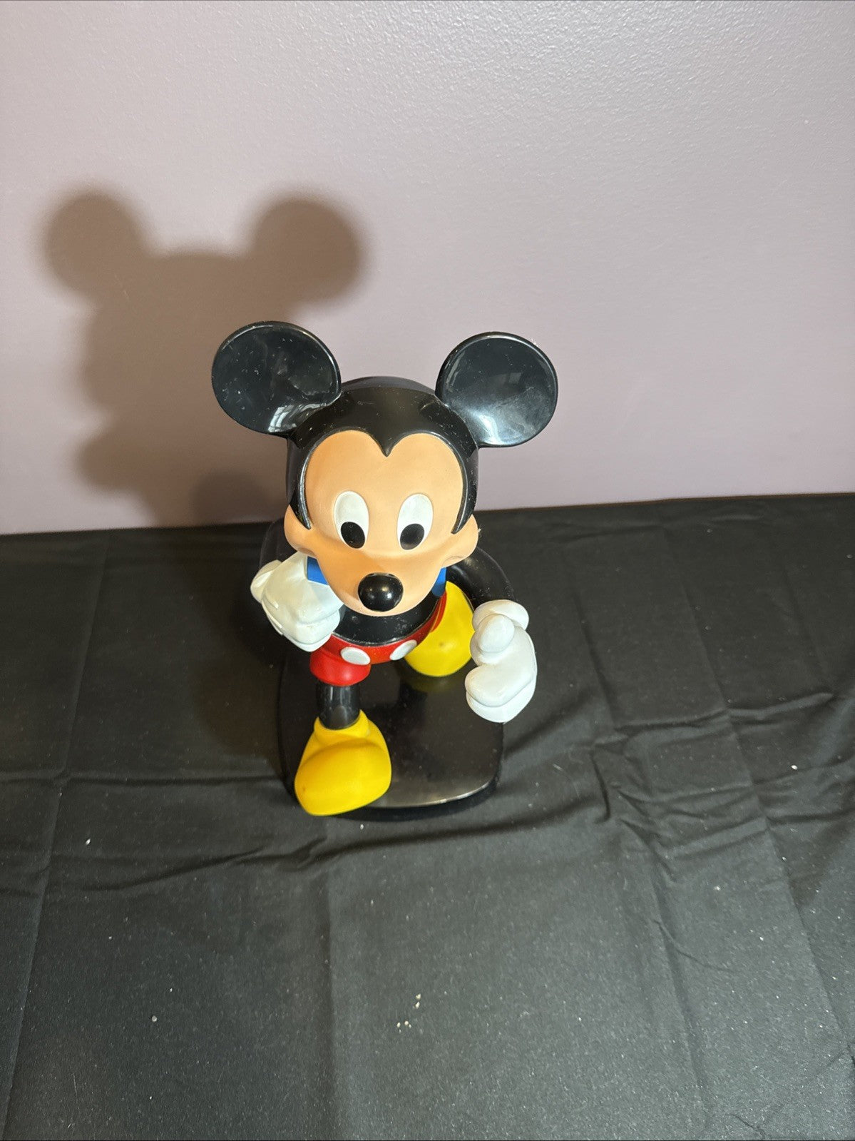 Vintage 1986 Tyco Mickey Mouse Telephone Blue Backpack 14 Inch No Phone