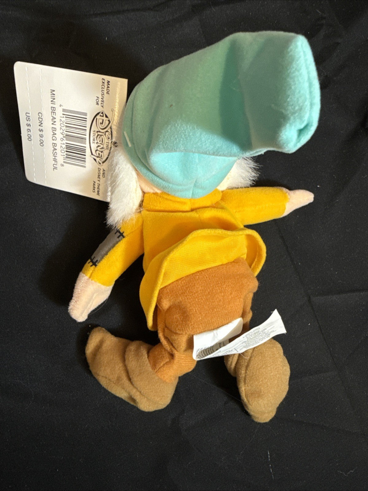 Disney store lot of 6 bean bag dwarfs doc sleepy sneezy grumpy happy bashful