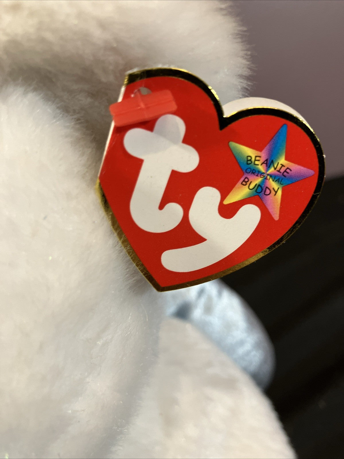 Ty Beanie Baby Star Angel Bear Blue Star Plush Ideation Exclusive