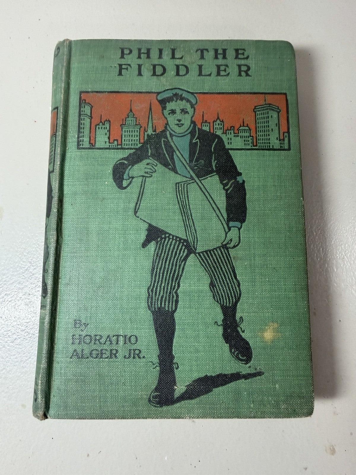 Vintage Horatio Alger Jr Books Lot 2 Ralph Raymonds Heir Phil The Fiddler HC