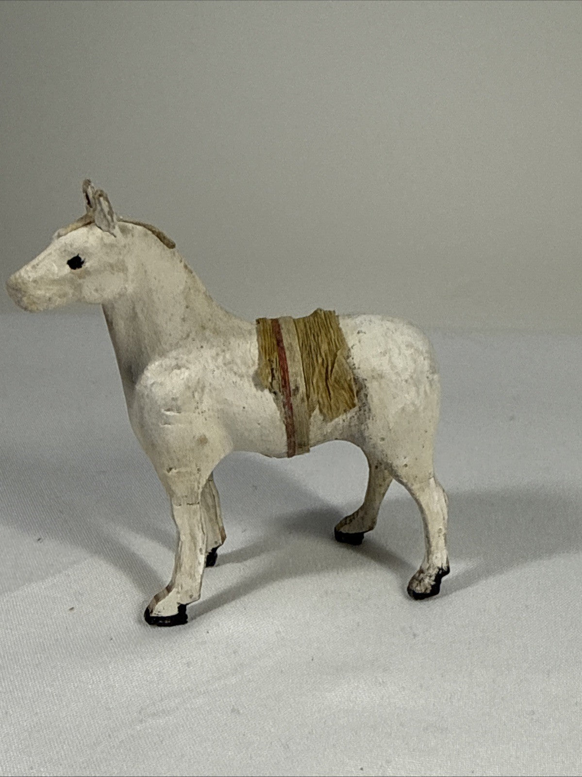 Rare Vintage Toy Mini Horse Paper Mache 2.5 Inch Beautiful Must Have Piece