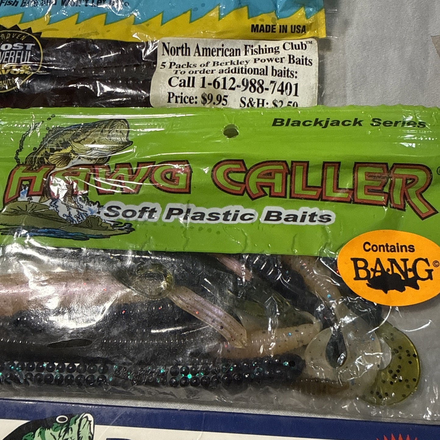 Lot of 11 Fishing Soft Plastic Worms Powerboat Assault Softbait