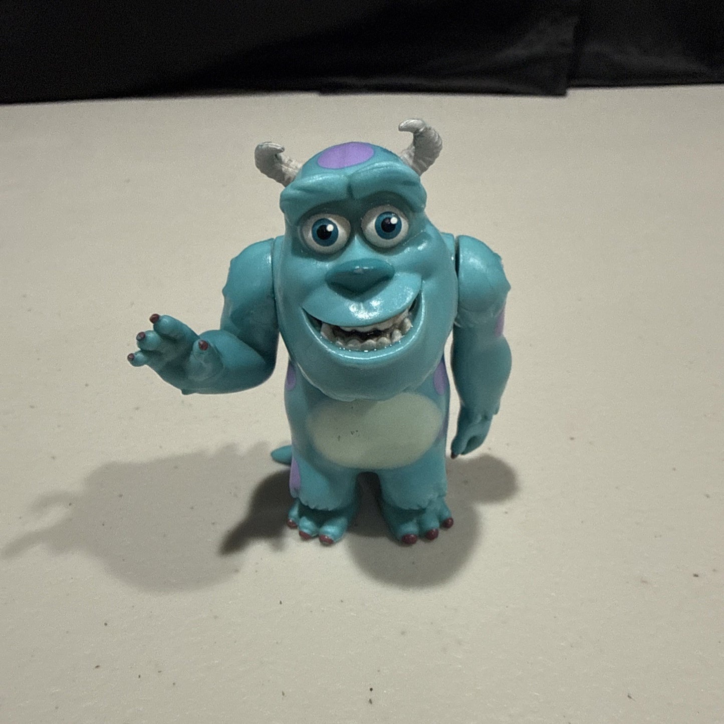 Disney Pixar Monsters Inc Sully Mini Figure 3 Inch, Blue Vinyl, Preowned