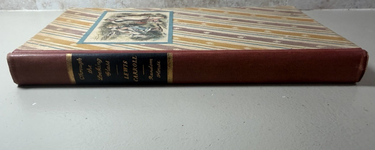 Vintage 1946 Through The Looking Glass Lewis Carroll Random House Tenniel Kredel