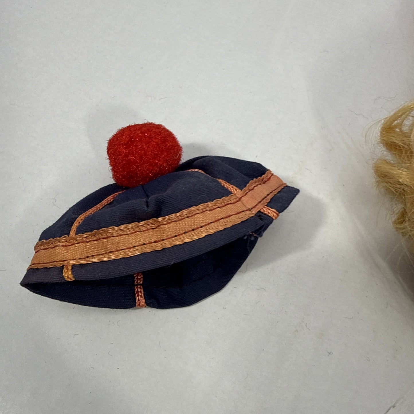 Vintage Hong Kong Pocket Doll Side Glancing Eyes Folk Costume Boy Doll