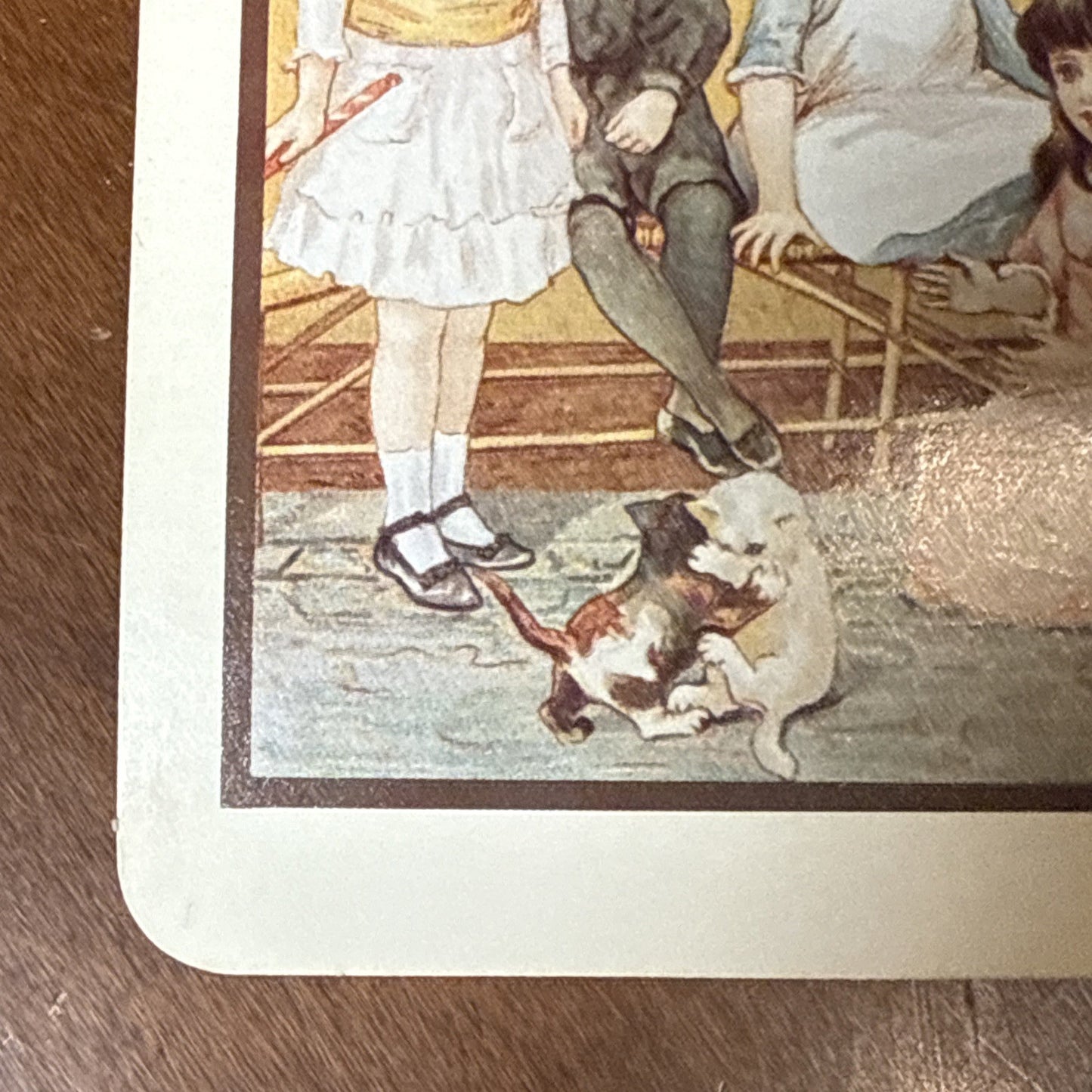Postcard Whispers of Innocence Nostalgic Snapshot Art Print 1980s Vintage Style