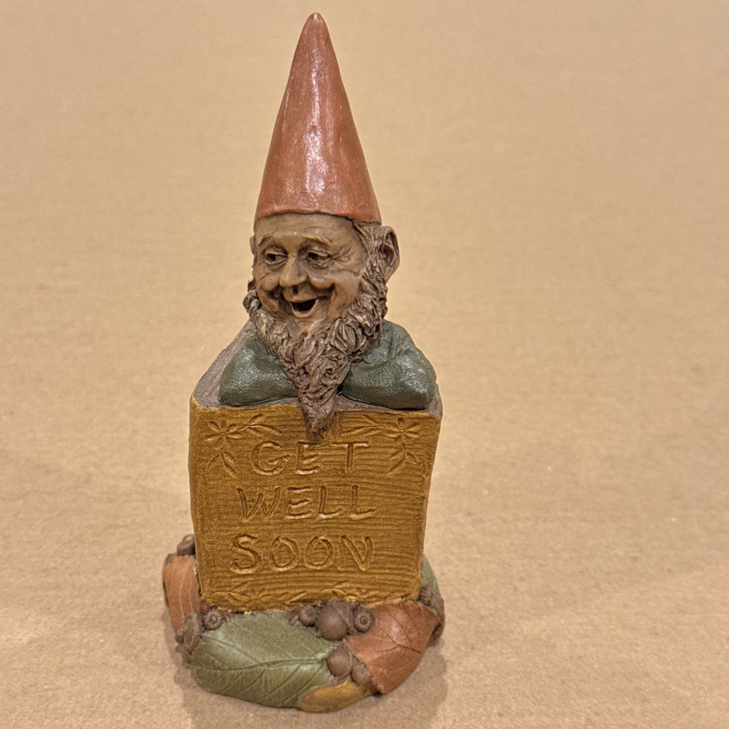 Lot of 2 Tom Clark Vintage Gnomes, 1990 Dr. Fell Good and 1991 USN, Figurines