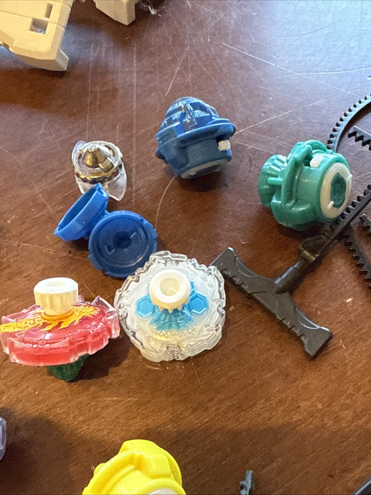 Beyblade Parts Lot Mixed Pieces Launchers Accessories Hasbro Takara