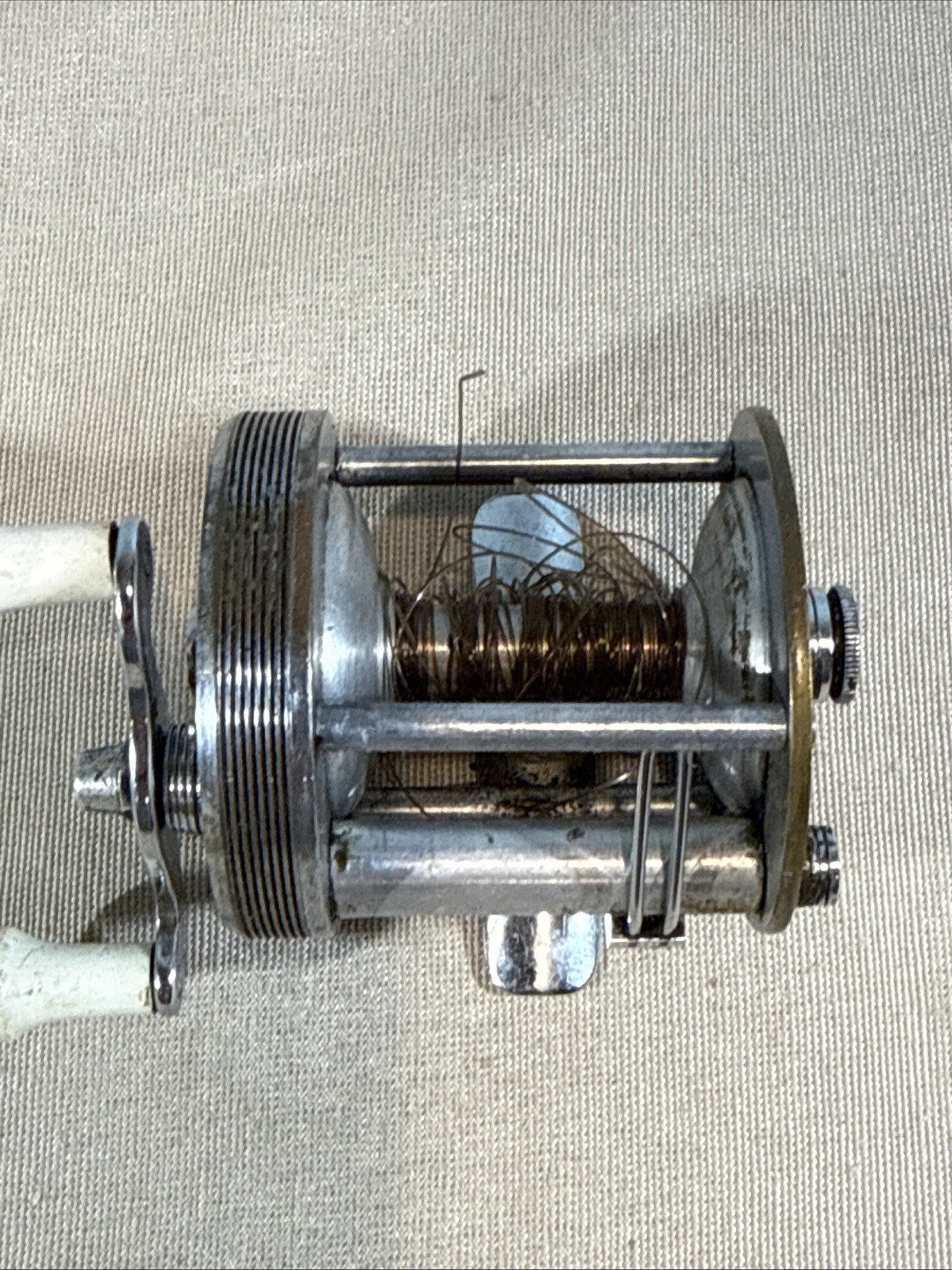 Vintage JC Higgins 53731010 Fishing Reel Made USA Metal Reel
