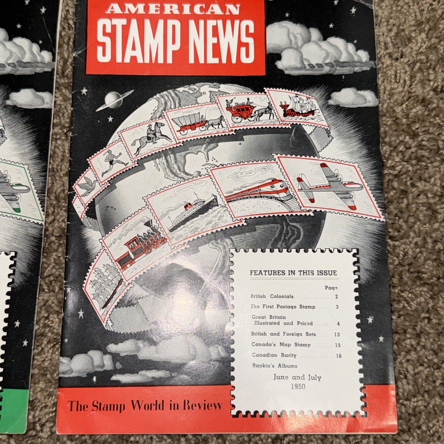 American Stamp News Stamp Finder Digest Lot 1946-1951 Philately Lot of 9