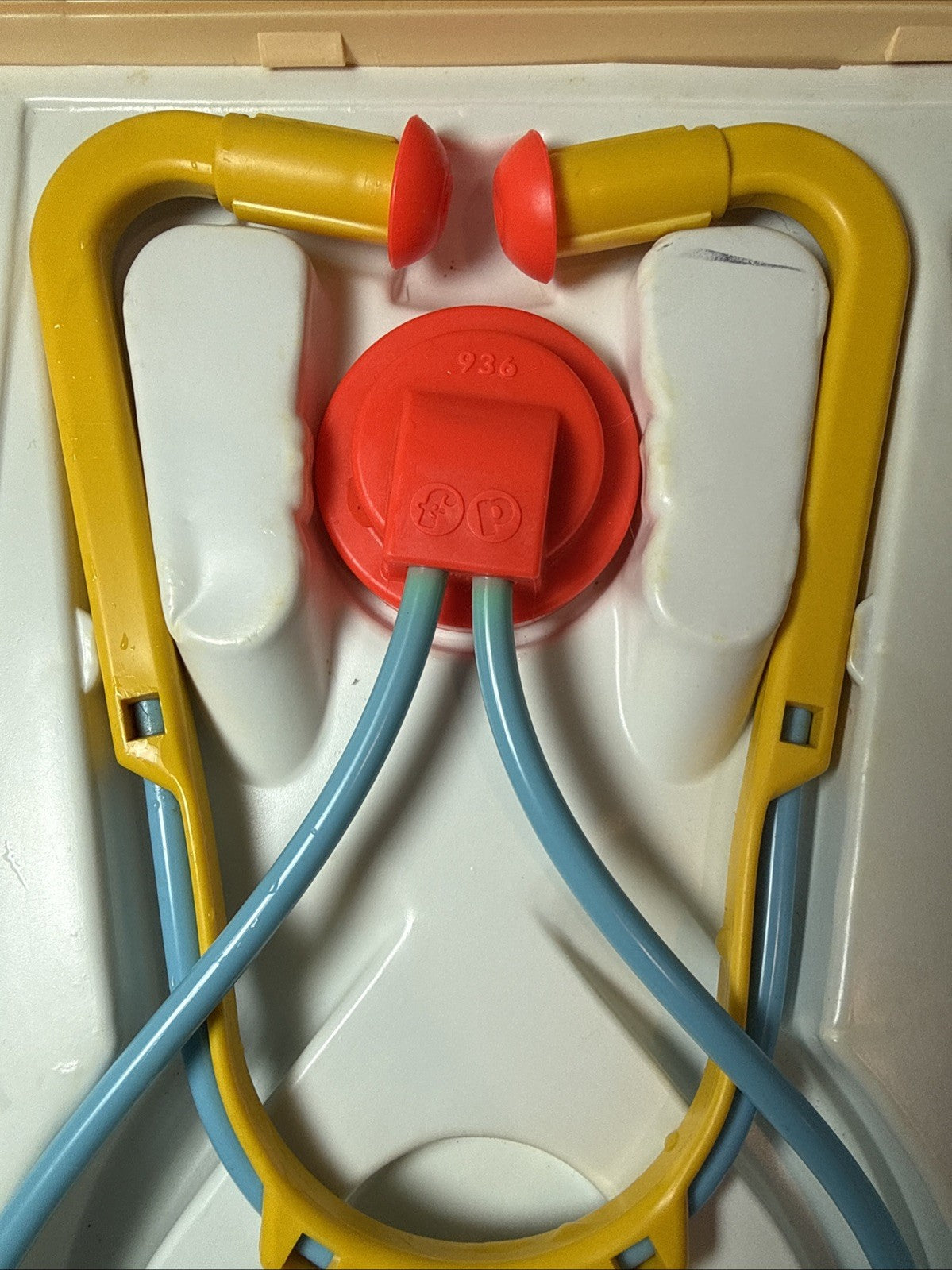 Vintage 1977 Fisher Price Medical Kit 936 Complete Doctor Pretend Play Set Case