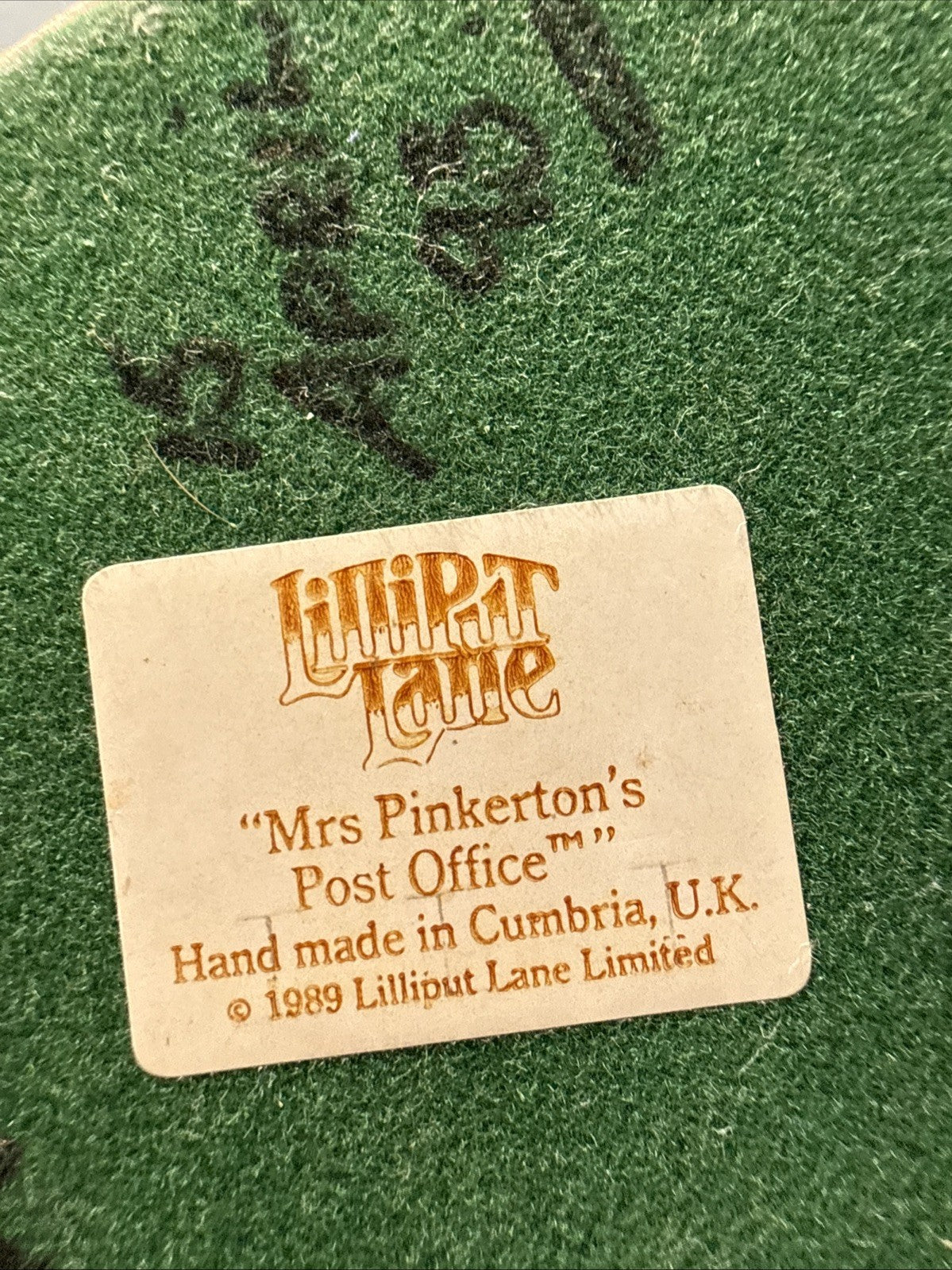 Lilliput Lane Mrs. Pinkerton's Post Office Cottage 1989 Artist Signed 1993