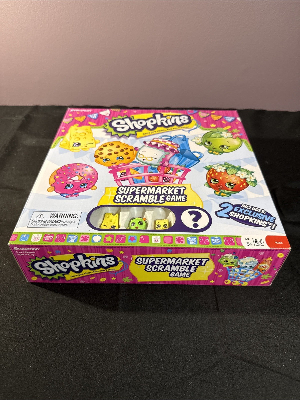 Shopkins Supermarket Scramble Game w Exclusive Figures